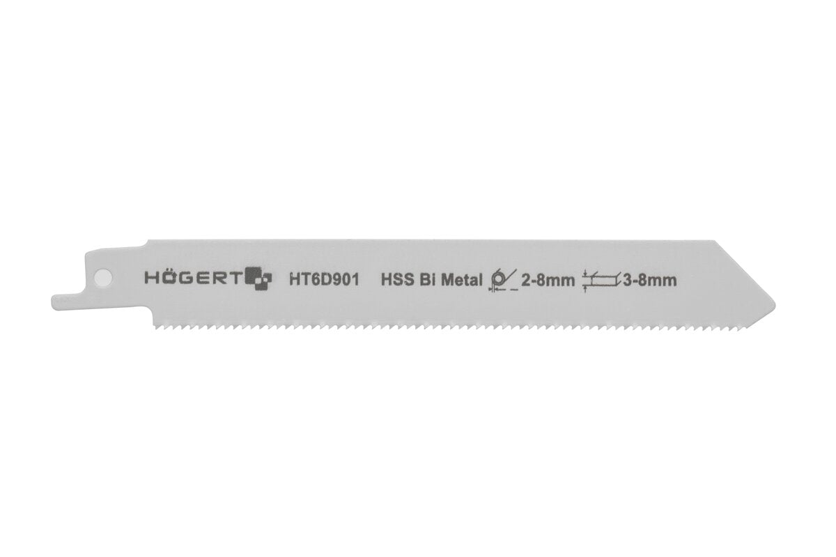Hogert 150 mm reciprocating saw blade for steel cutting, 14 TPI 2 pcs