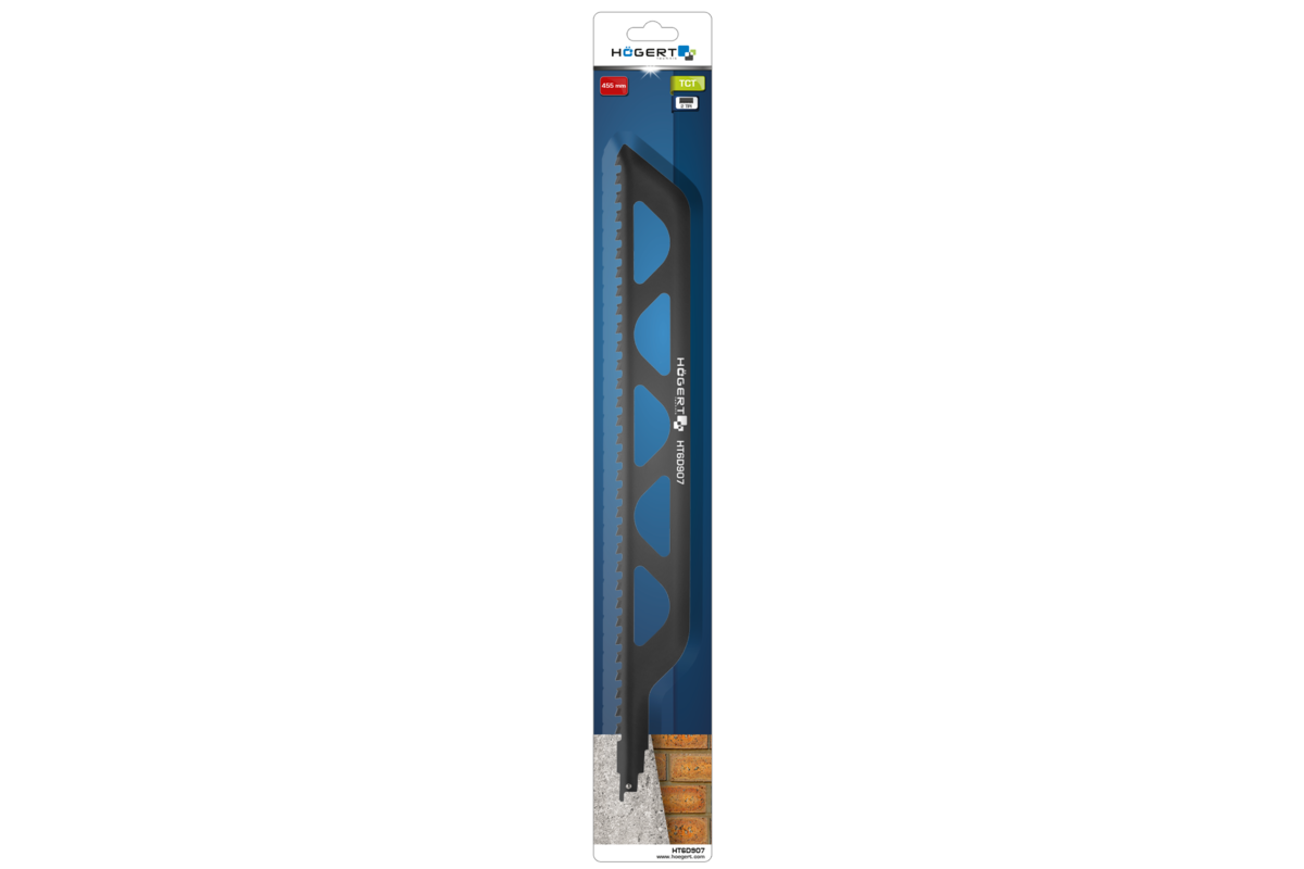 Hogert Blade for reciprocating saw 455 mm, for aerated concrete bricks