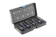 Spline impact bit sockets kit Spline 8 pcs, 1/2?, CrMo