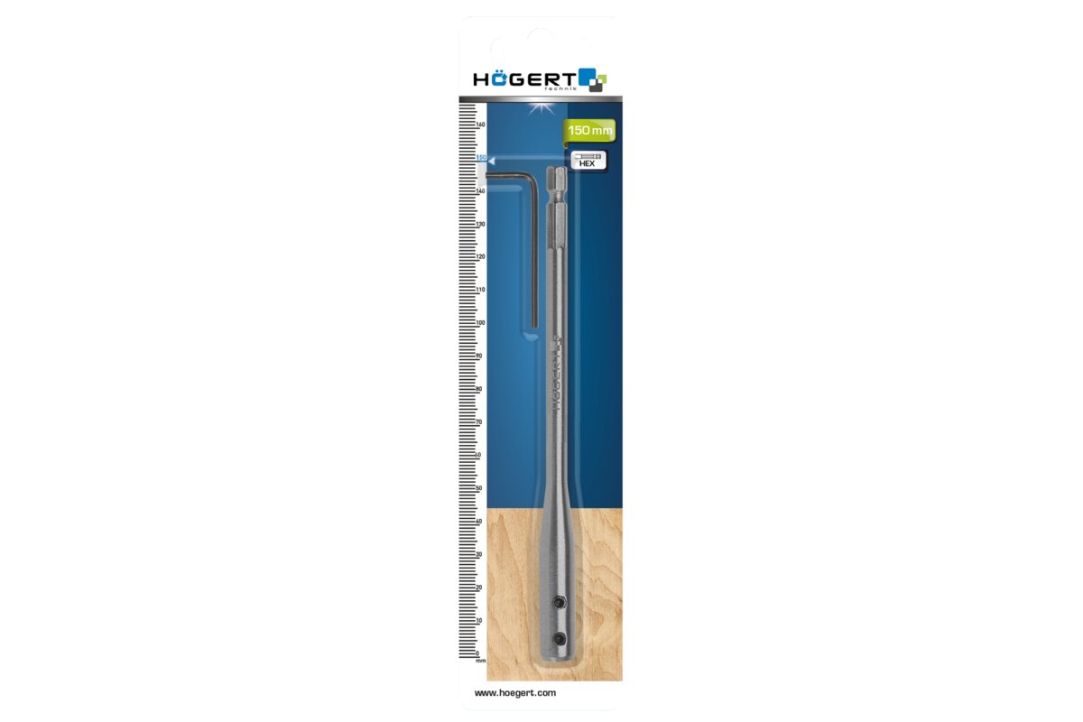Hogert Extension for spade drills 150 mm
