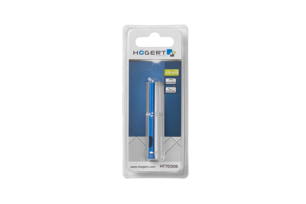 Hogert Diamond hole saw 6 mm, for drill