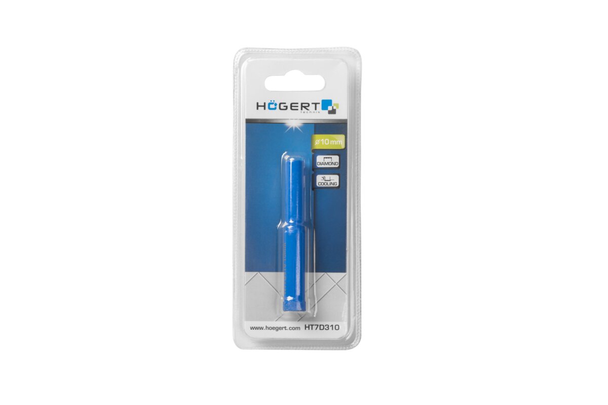 Hogert Diamond hole saw 10 mm, for drill