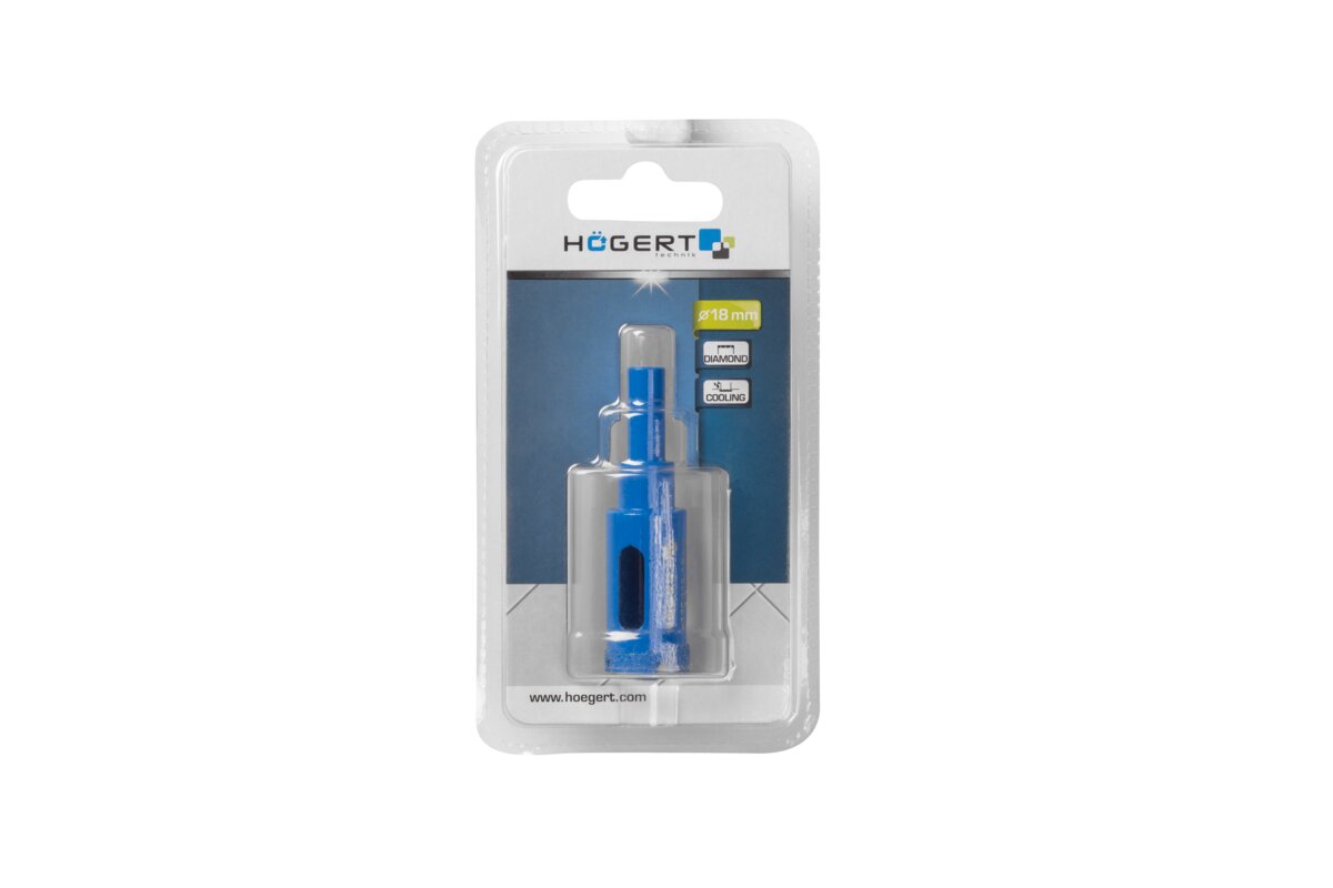 Hogert Diamond hole saw 18 mm, for drill