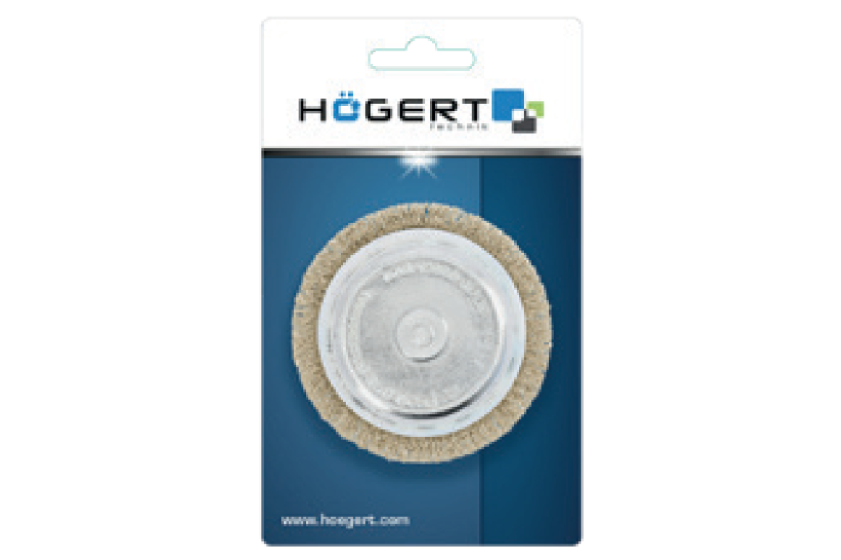 Hogert Front brush with a pin 75 mm, brass wire 0.3 mm