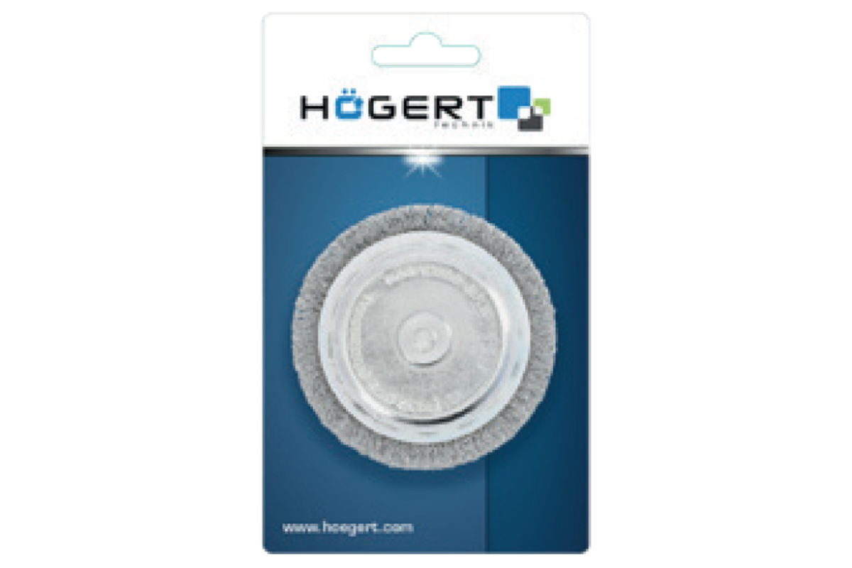 Hogert Front brush with a pin 75 mm, stainless steel wire 0.3 mm