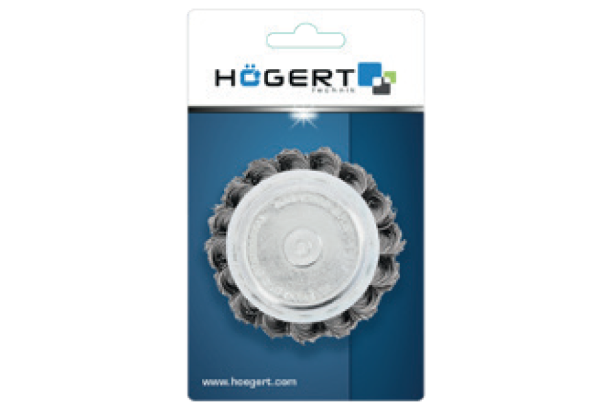 Hogert Front brush with a pin 75 mm, stainless steel wire 0.5 mm