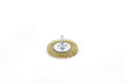 Hogert Disc brush with 75 mm shank, brass wire