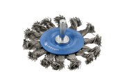 Hogert Disc brush with a pin 75 mm, steel wire 0.5 mm