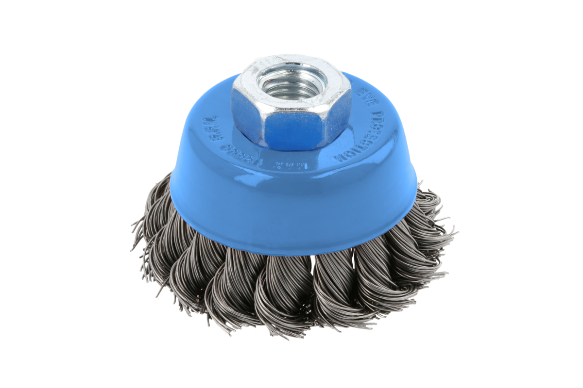 Hogert Disc brush 65 mm, M14, steel wire 0.5 mm