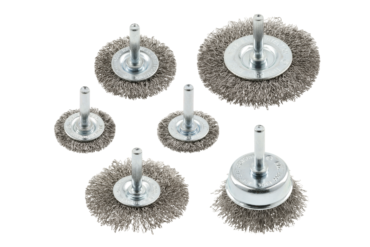 Hogert Circular brush 6 pcs, 37, 50, 62,75mm, steel