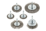 Hogert Circular brush 6 pcs, 37, 50, 62,75mm, steel