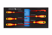 Hogert 1000V screwdriver set and voltage tester 6 pcs, EVA cartridge