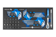 Hogert Hex wrenches set 53 pcs.