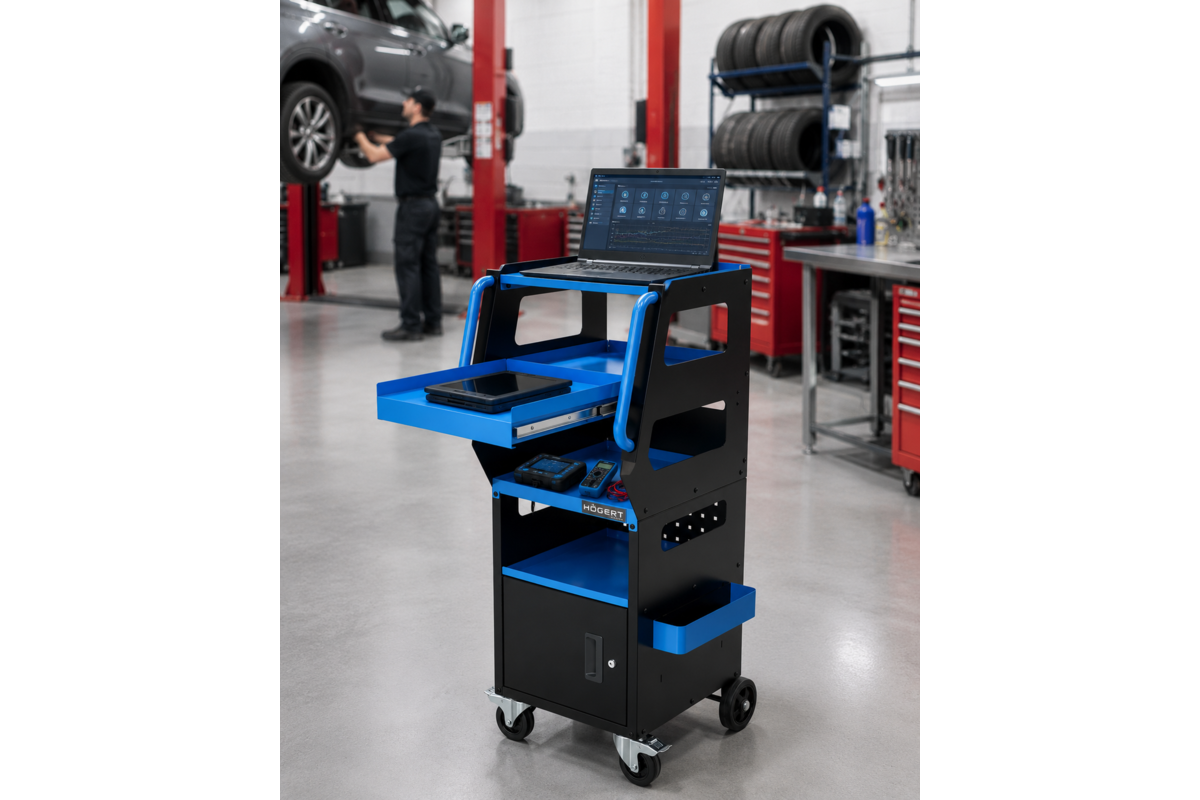 Hogert Diagnostic Trolley 4 Shelves
