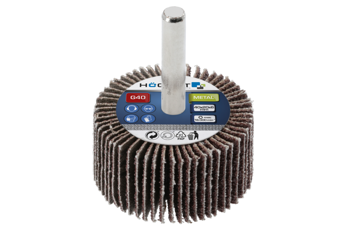 Hogert Flap wheel 40x20x6 G40