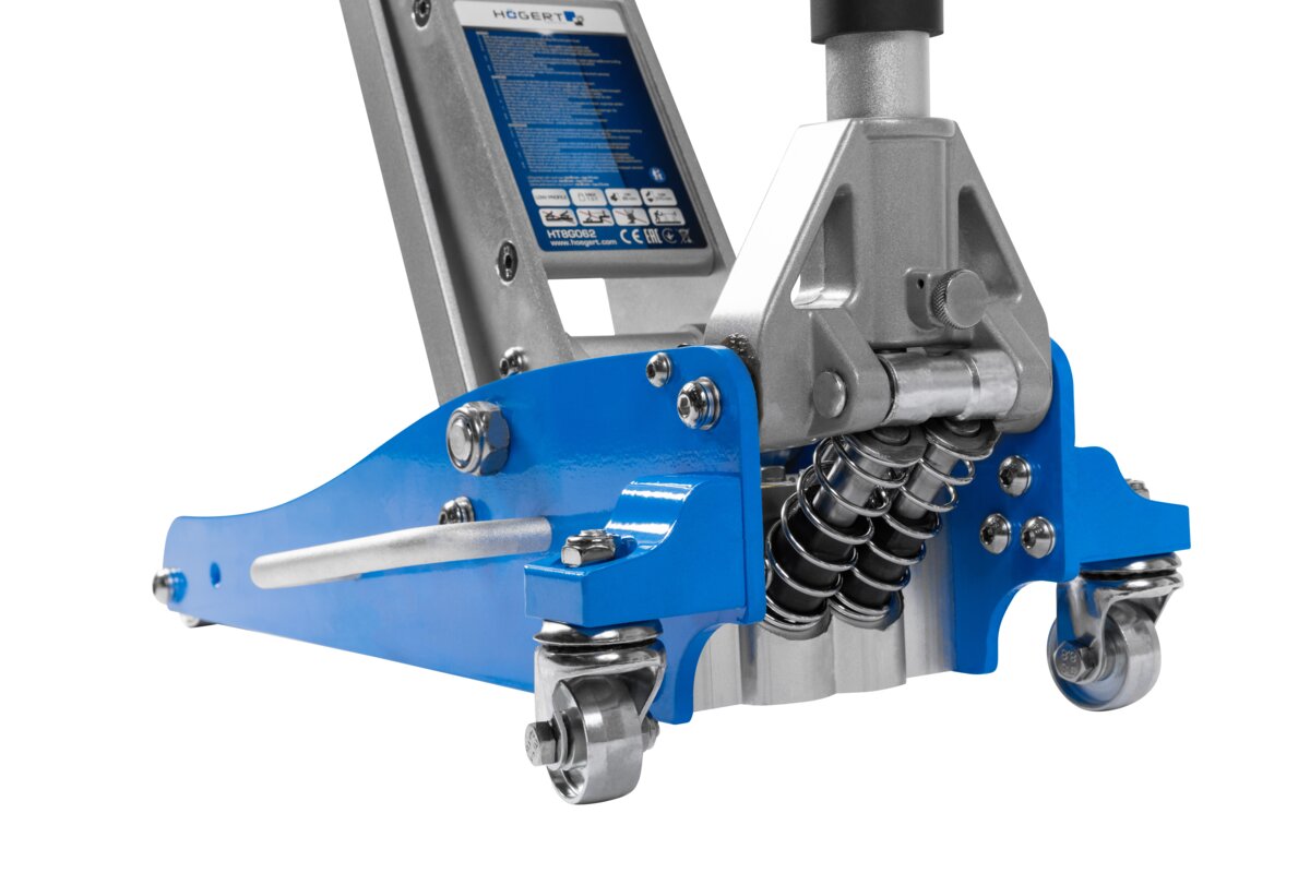 Hogert Hydraulic jack 1.5T, aluminum, 85mm – 370mm