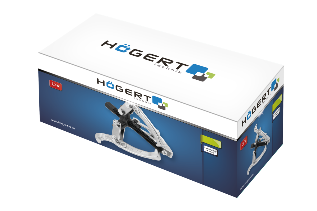 Hogert Bearing puller 3-arm 5"/125mm