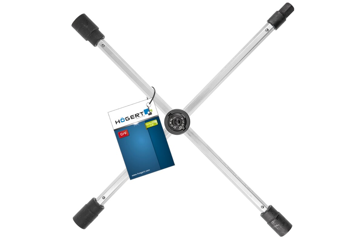 Wheel wrench 17 x 19 x 21mm x 1/2