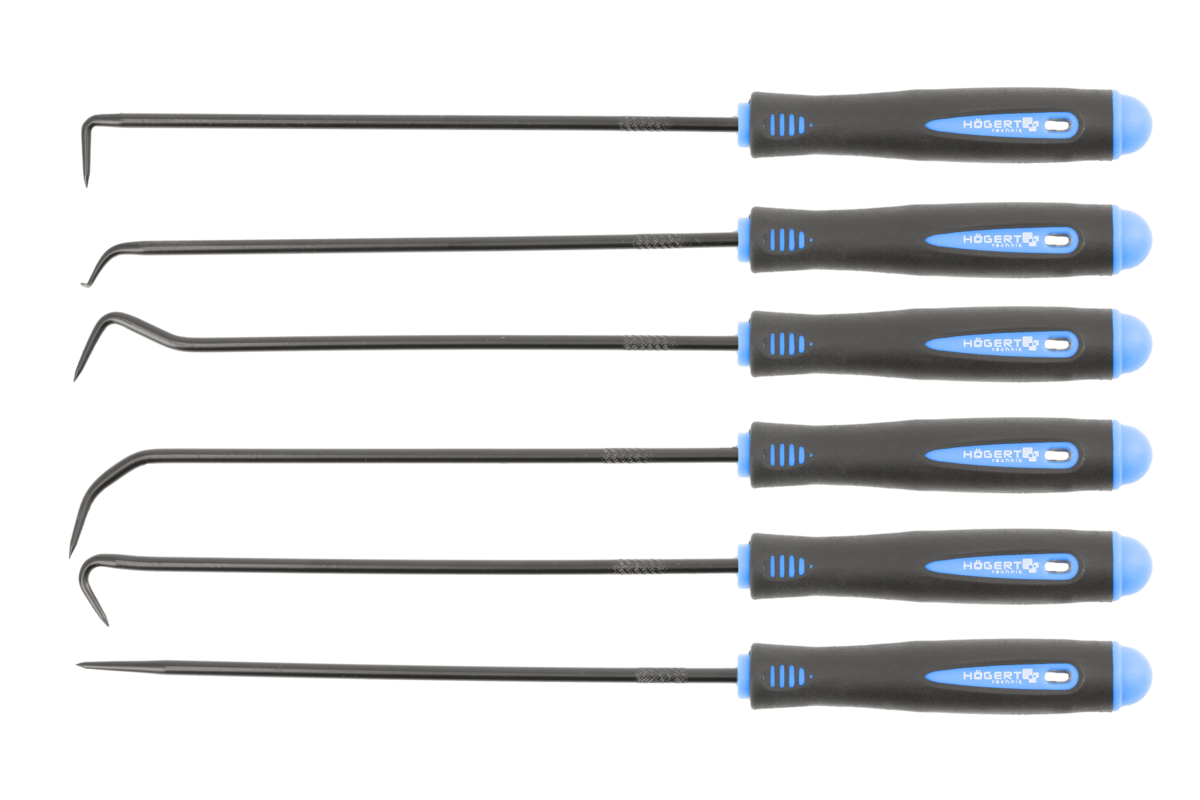 Hogert Extra long pick&hook set 6 pcs.