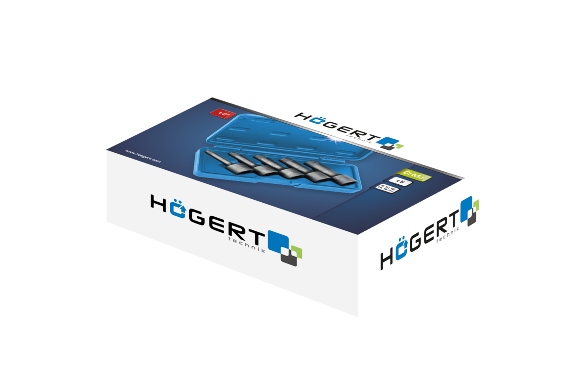 Hogert Bolt extractor set 5pcs