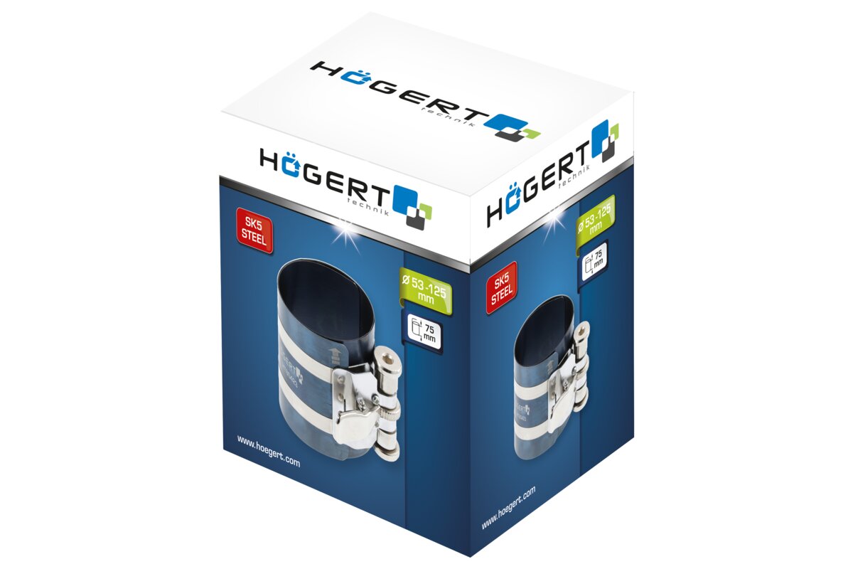 Hogert Piston ring compressor 50-125-75mm