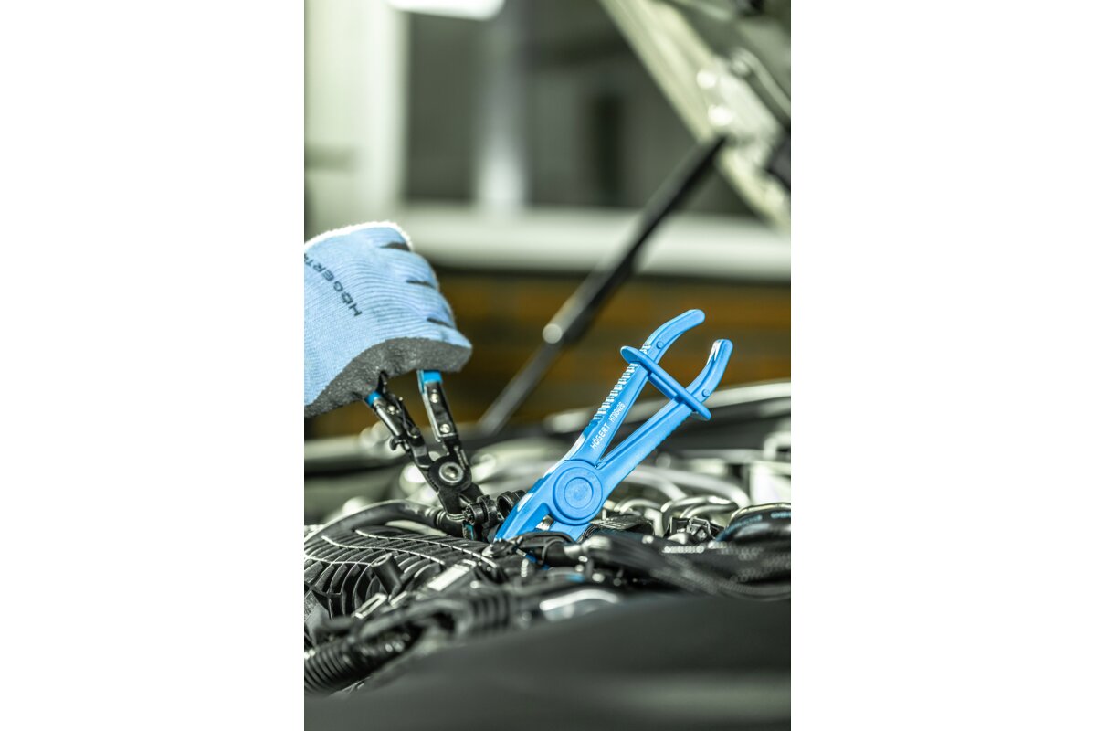 Hogert Flexible line clamp 3pcs