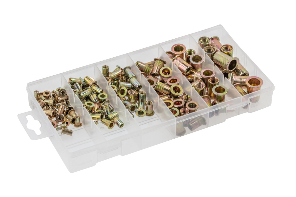 Hogert 150pc Rivet Nut Assortment