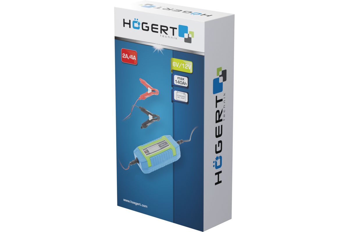 Hogert Electronic battery charger 6V/12V