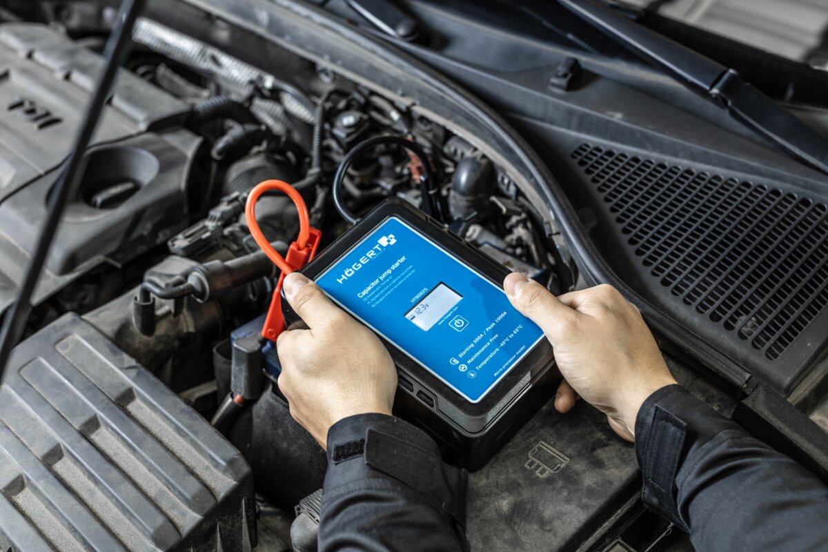 Hogert Capacitor jump starter 500A
