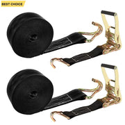 Professional Spanzet Black Polyester Ratchet Lashing Strap Underseat Motorbike Truck or Car Accessory