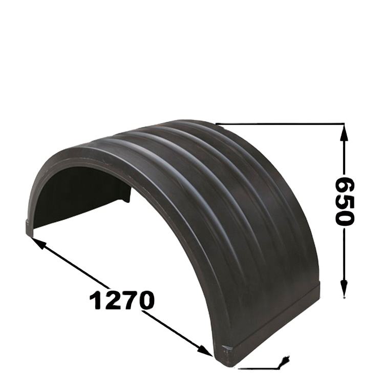 GL-23143 OEM Service Trailer Wheel Fenders Truck Parts Protected Mudguard Plastic Semi Fenders