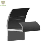 GL-22118 33mm Wide Truck Door Flexible Stiff PVC Seals New Condition Compatible with Dongfeng and Jiefang Models