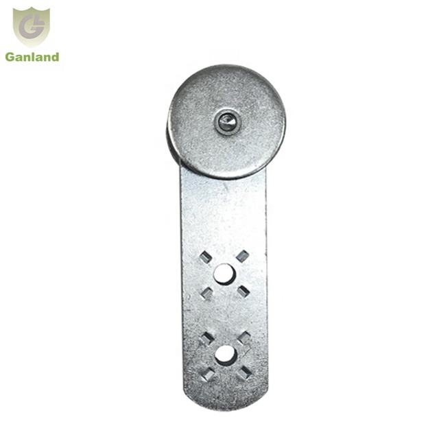GL-15146 Dia 40mm  Width 30mm Truck Steel Flat Curtain Roller Bar Type Steel Track Roller