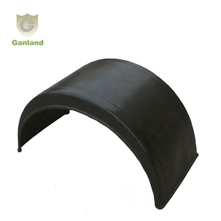 GL-23132 Fiber Reinforcement Semi Circle Black Heavy Duty Truck Mud Flap