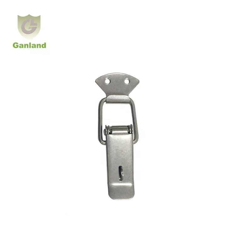 GL-14112 Steel Toggle Latch Spring Loaded Hasp Lock with Catch Plate