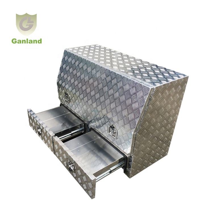 GL-25114 Hot Selling New Aluminum Full Open Storage Truck Tool Box