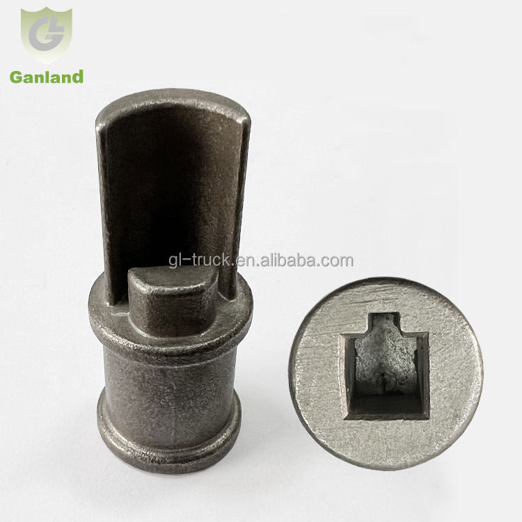 GL-15737S  Down Adaptor Lower  Fitting With  Rectangular Shaft for Side Curtain Trailer Ratchet Tensioners and Dia 27mm Ploe