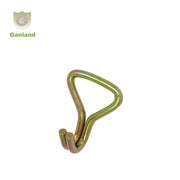 GL-16613 Dia 8mm  Steel Zinc Plated Double J Hook with Clip
