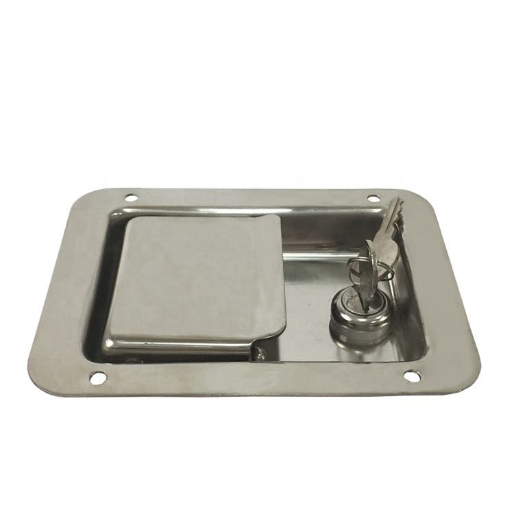 GL-12115 Stainless Steel Trailer Toolbox Paddle Handle Locks
