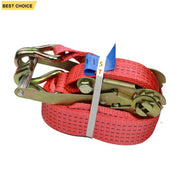 2 Inch 27ft Ratchet Cargo Lashing Tie down Straps Colorful PP Plastic Truck Accessories