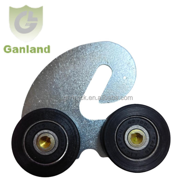 GL-15161 Customizable Truck Curtain Roller Wheel Ball Bearing Tautliner Curtainside Roller for New Curtain Side Trailer