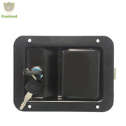 GL-12126 Single Point Paddle Lock Steel Black Coated Metal Cabinet High Quality Lock Cylinders