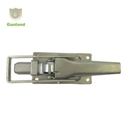 GL-12119 Zinc-Plated Steel Truck Door Lock over Centre Weld Catch 260mm Length 1.1kgs Weight for Truck Door Latch Cylinder