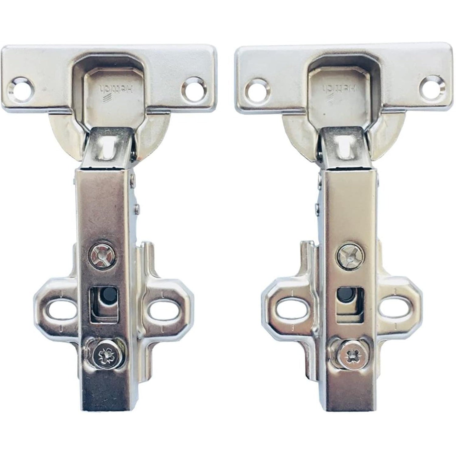 Hettich 9433 Intermat 110° Overlay Hinge & Mounting Plate (2 Pack)