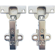 Hettich 9433 Intermat 110° Overlay Hinge & Mounting Plate (2 Pack)