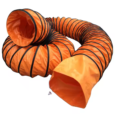 High Quality PVC AIR DUCT 12" *10M Yellow Color /PVC Hose Ventilation Fan Duct