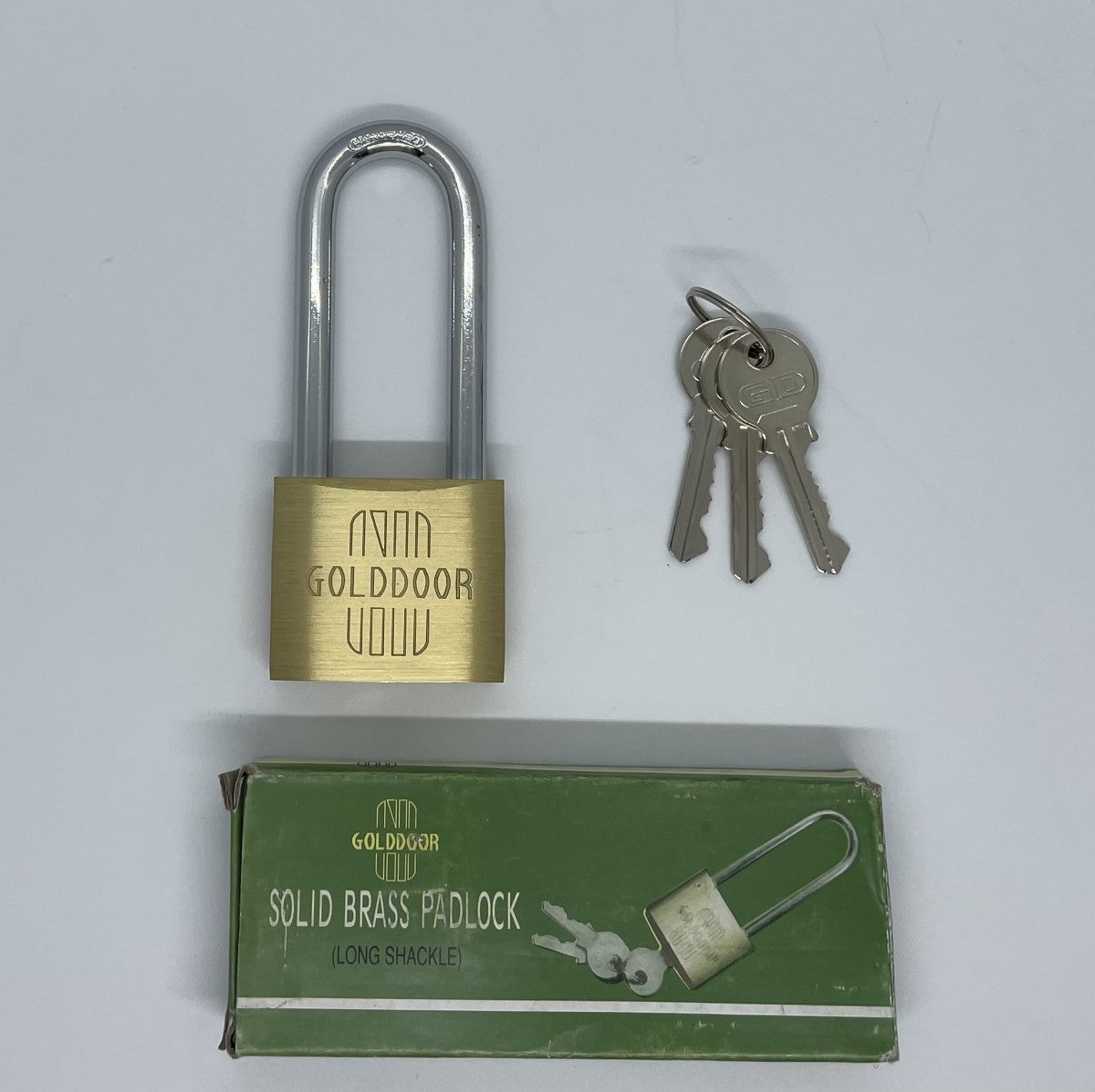 GoldDoor Brass Padlock 50mm (Shackle Clearance 50mm)