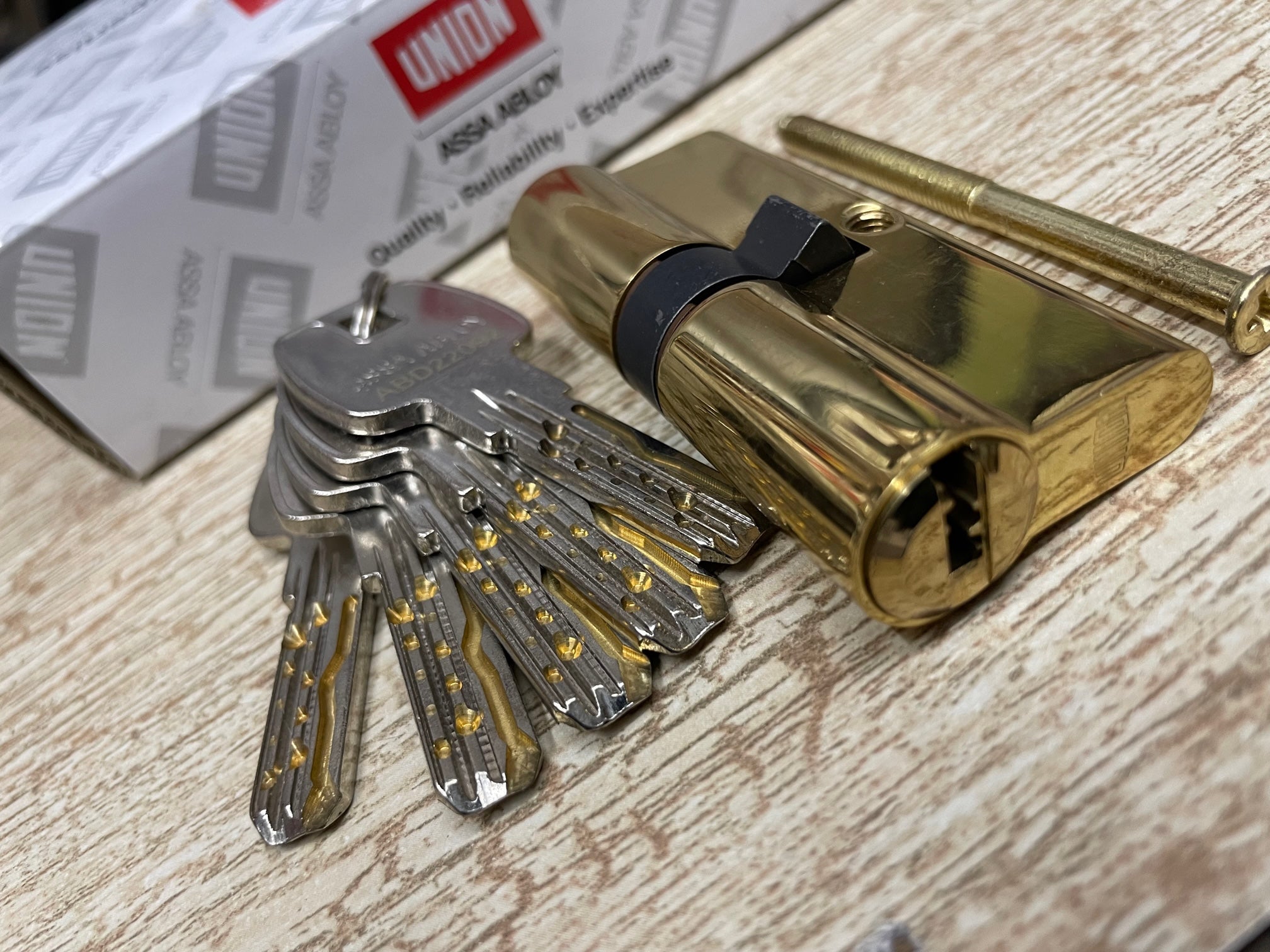 Union Cylinder 70mm Dimple Key XB-DK3535DCWCPB