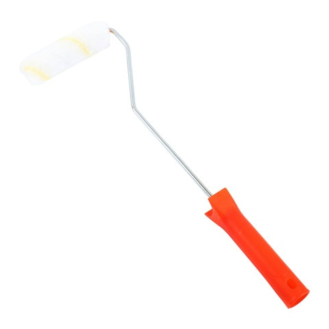 IMPA 510461  4 Inch 100mm High Quality Mini Paint Roller Brush/Chemical Fiber Paint Roller Brush/red Plastic Handle