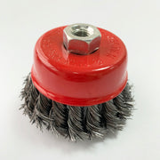 IMPA 510785 High Quality Wire Wheel  Brush/ Threaded Nut Knot Type Steel Wire Cup Brush 75 MM X M10